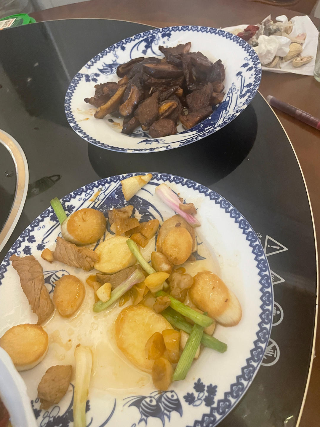 圆菇炒肉—普通而美味的
