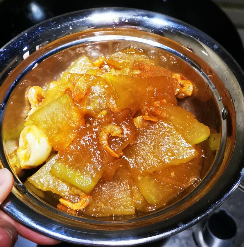 海米烧冬瓜新手菜超级简单好吃