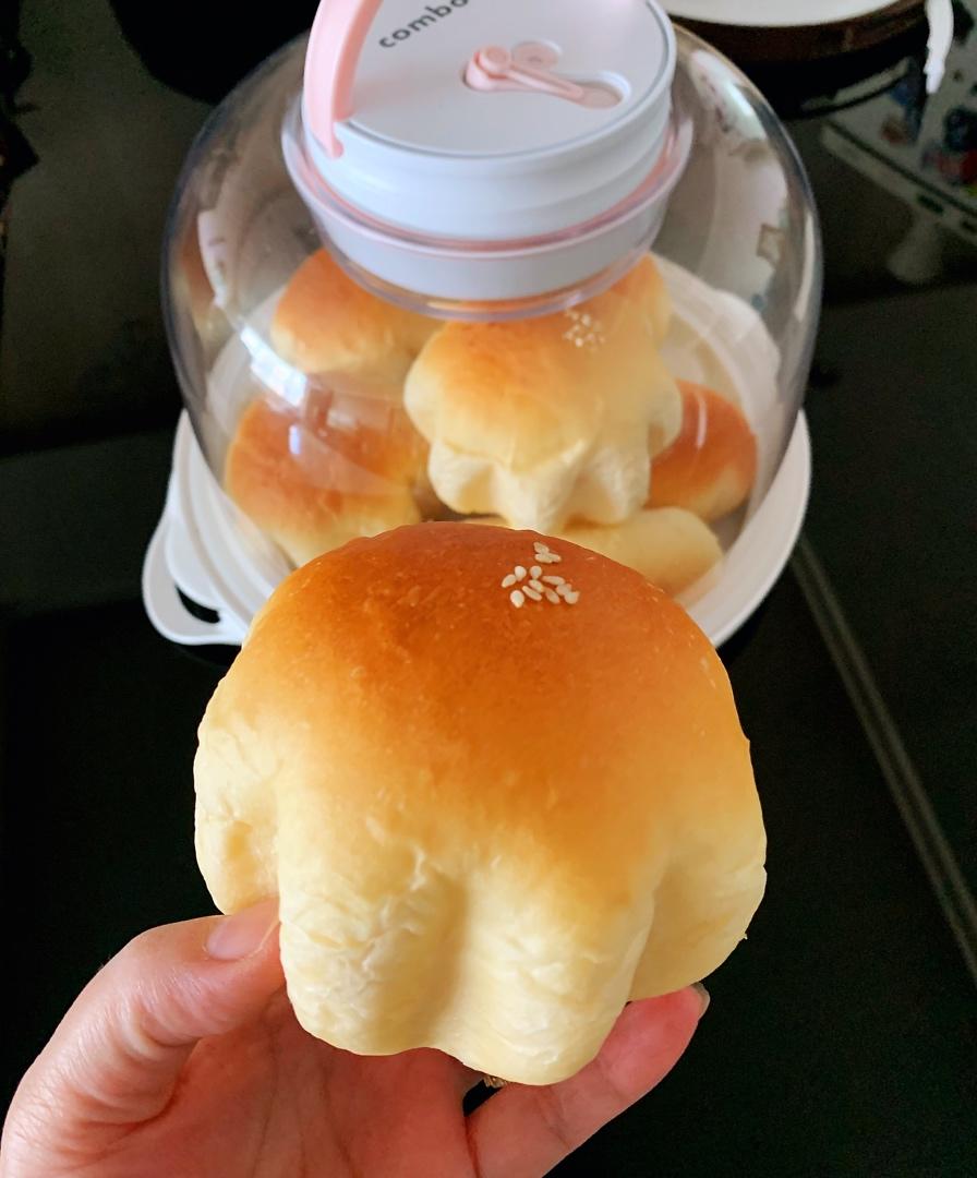 一波长了角的巨蛋面包