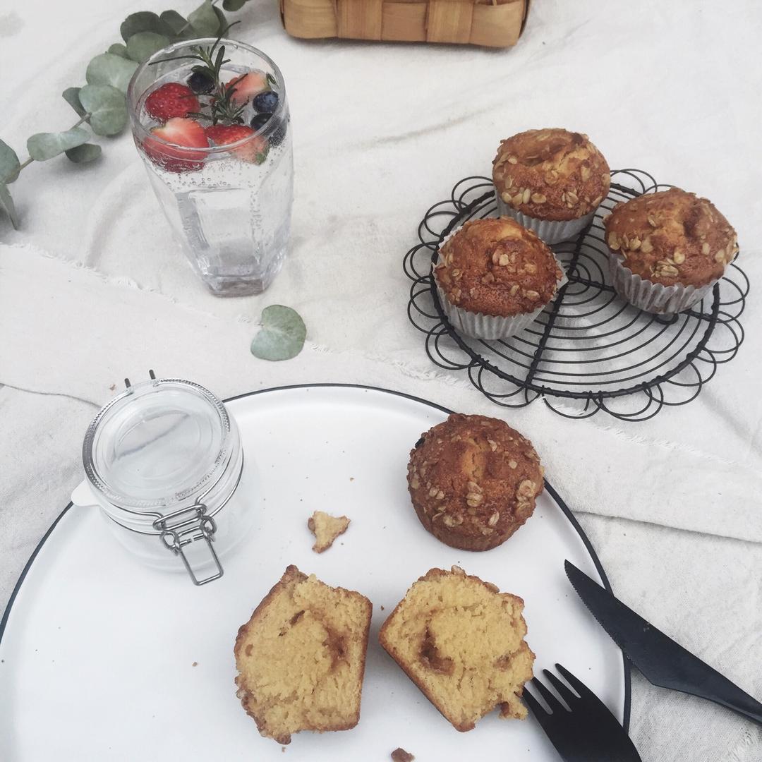 【视频食谱】太妃海盐马芬