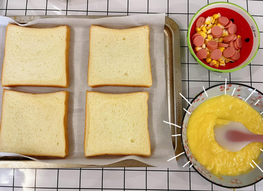 零失败快手岩烧乳酪(熔岩吐司)十分钟网红早餐，好吃哭
