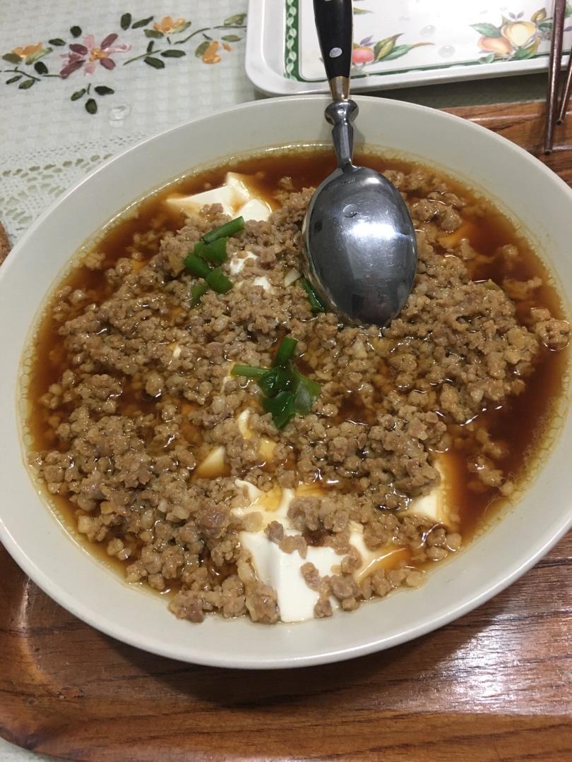 肉末蒸豆腐