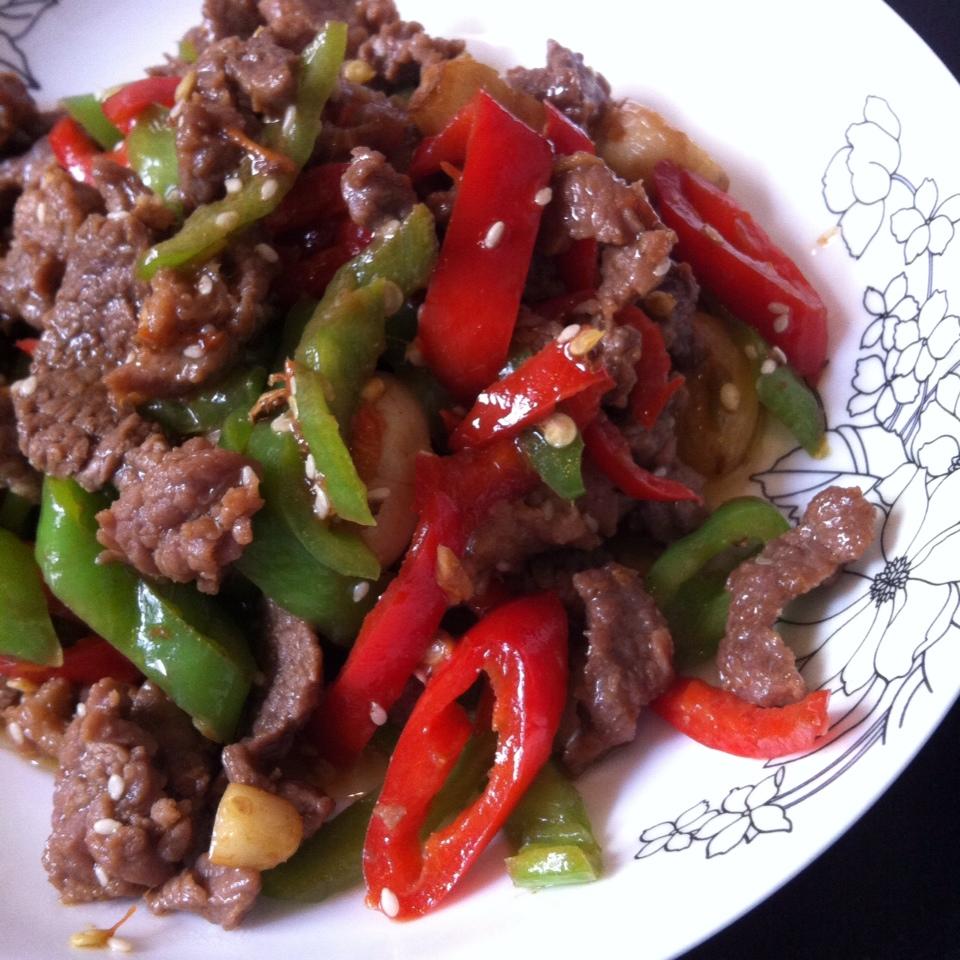 小炒牛肉