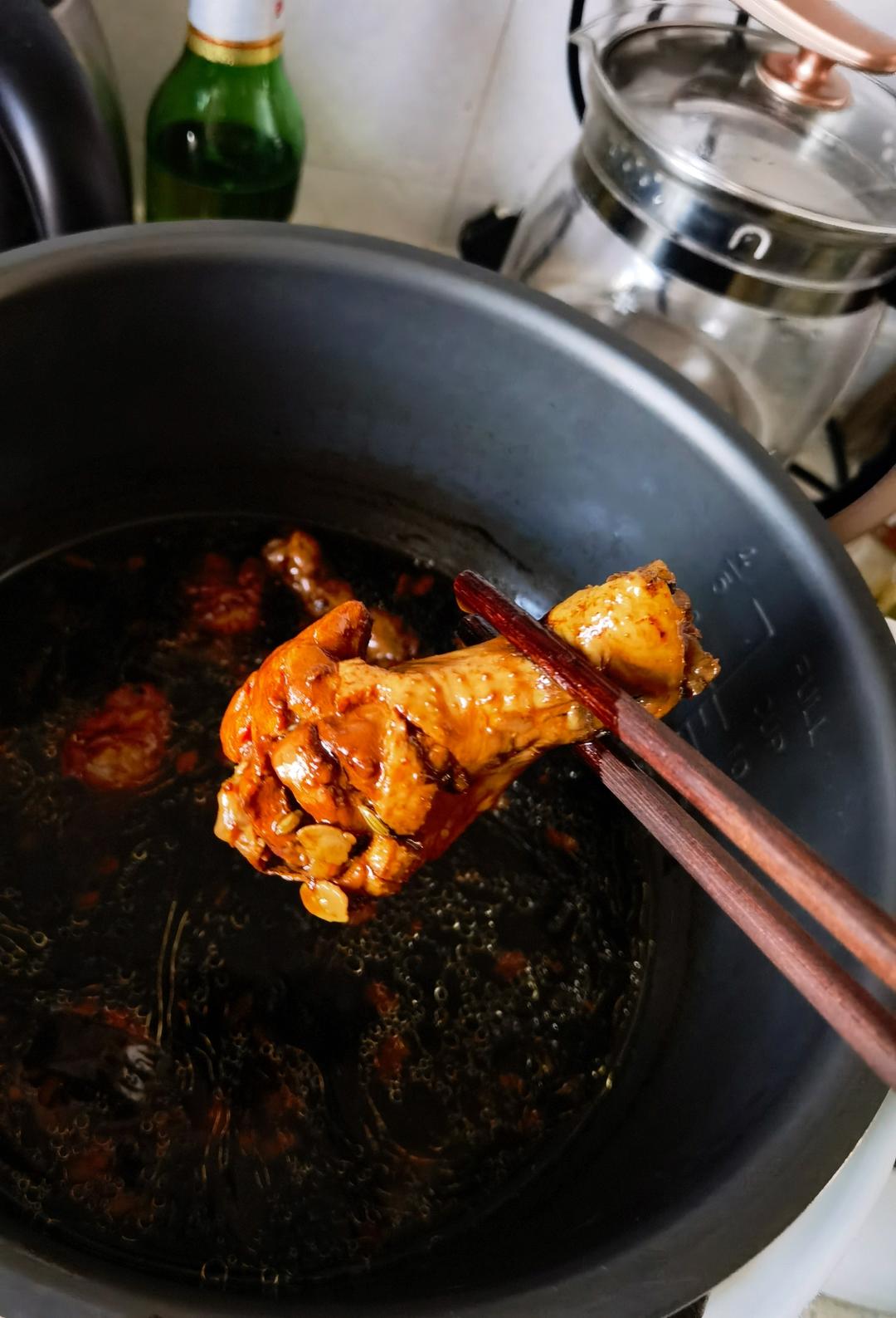 爆好吃的卤鸡腿 卤蛋❗电饭煲 炒锅都可以做~