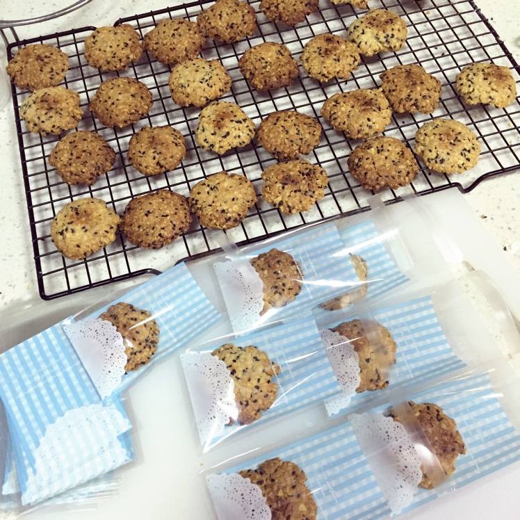 黑芝麻燕麦高纤饼干（无添加，另含植物油减脂配方）