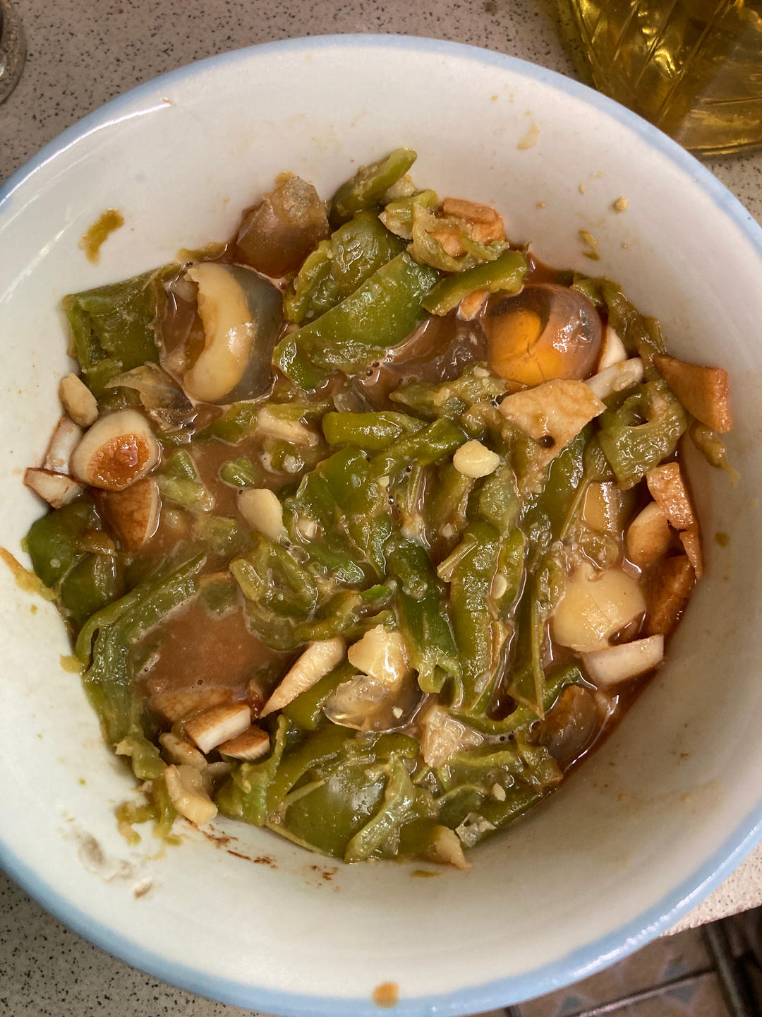 最简单下饭神器🫑擂椒皮蛋