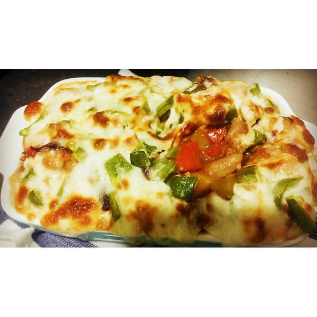 番茄鸡肉浓情焗饭【两人份】