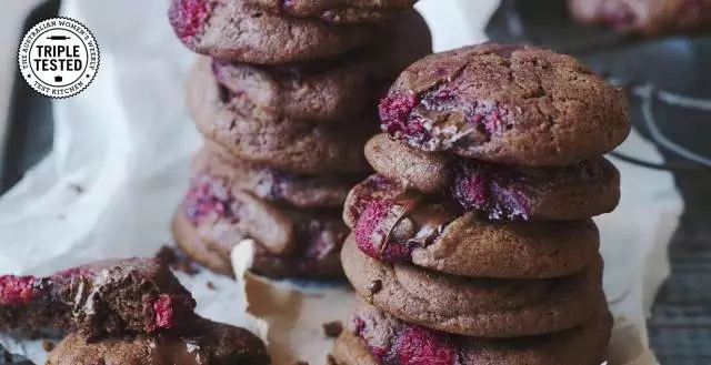 巧克力树莓饼干的做法