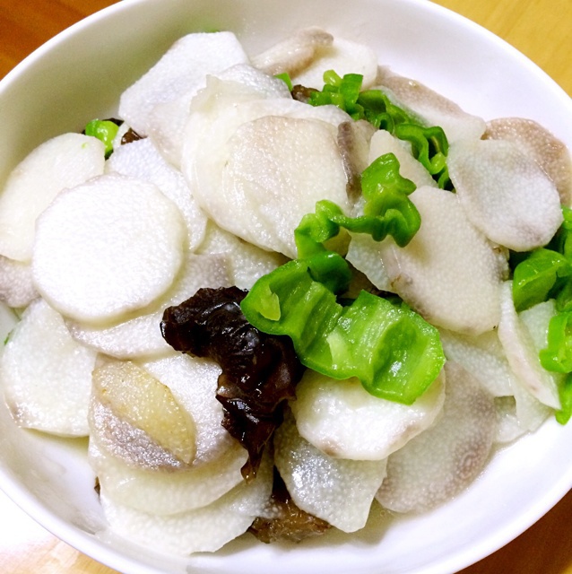 芳芳侯做的山药炒青椒