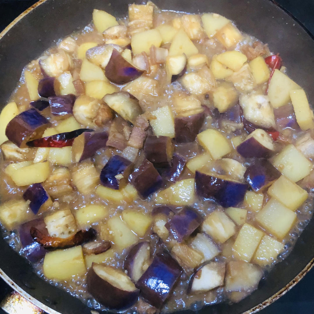 土豆炖茄子