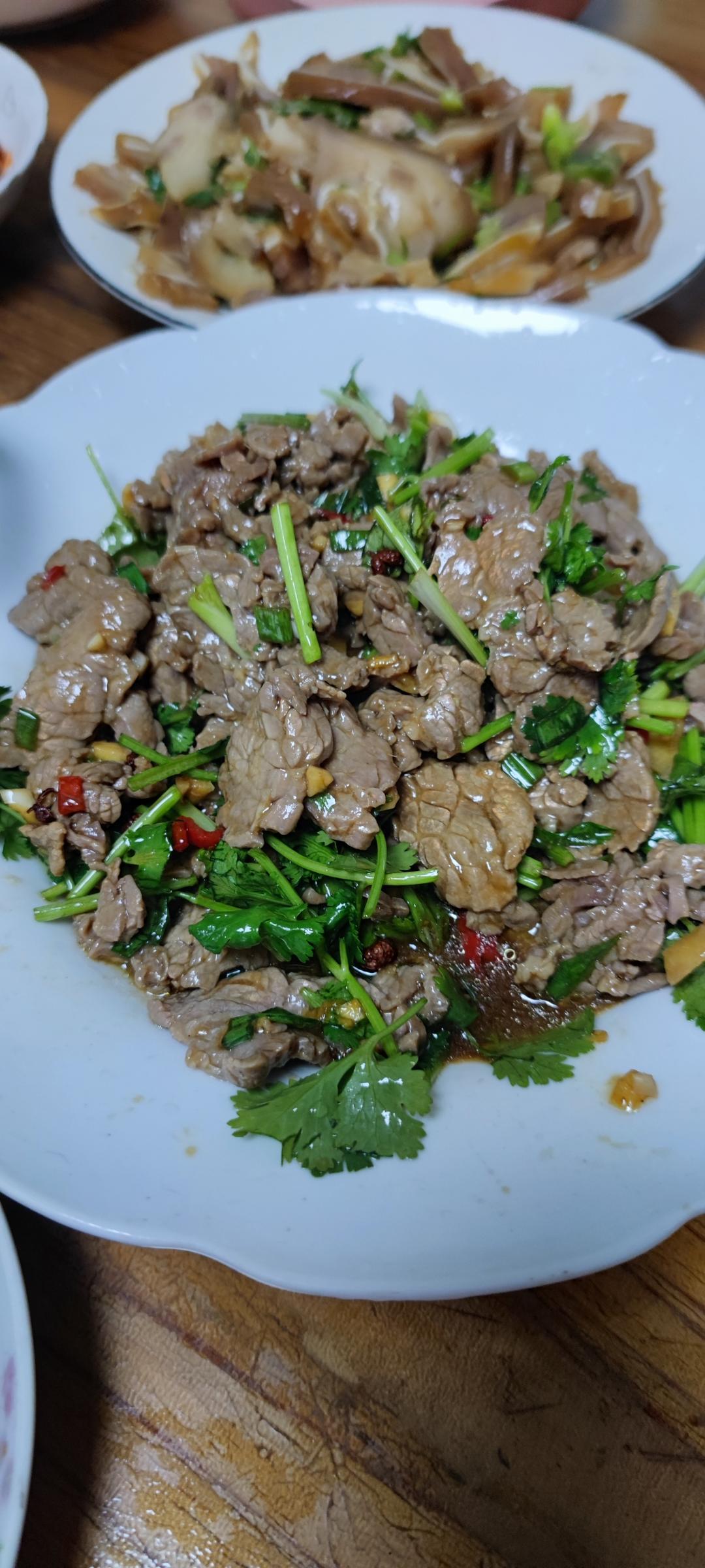 超级快手香菜拌牛肉