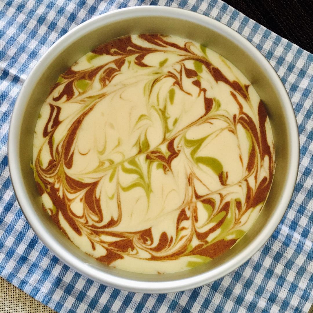 “老公”炫彩戚风蛋糕