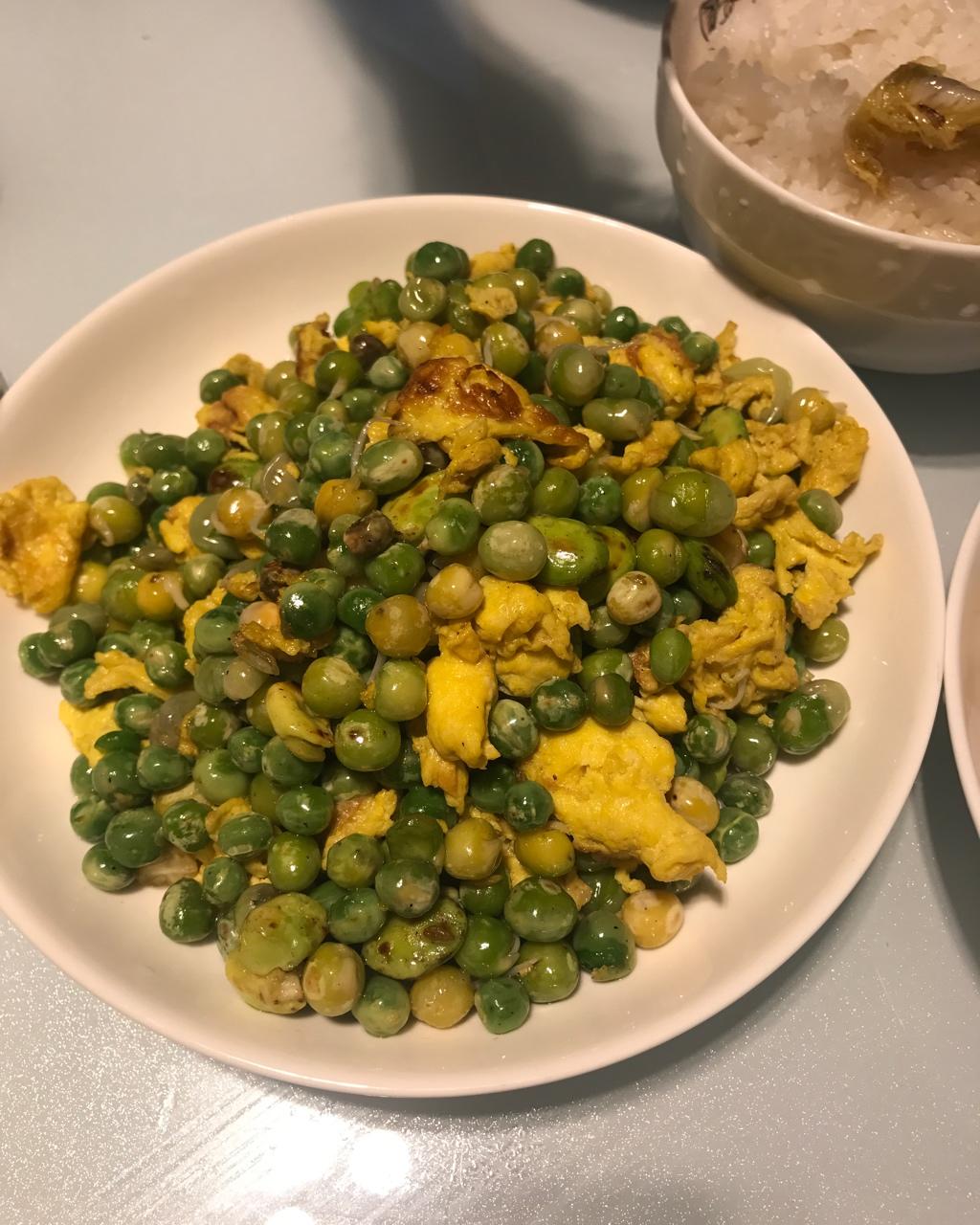 张军6666做的青豆炒蛋