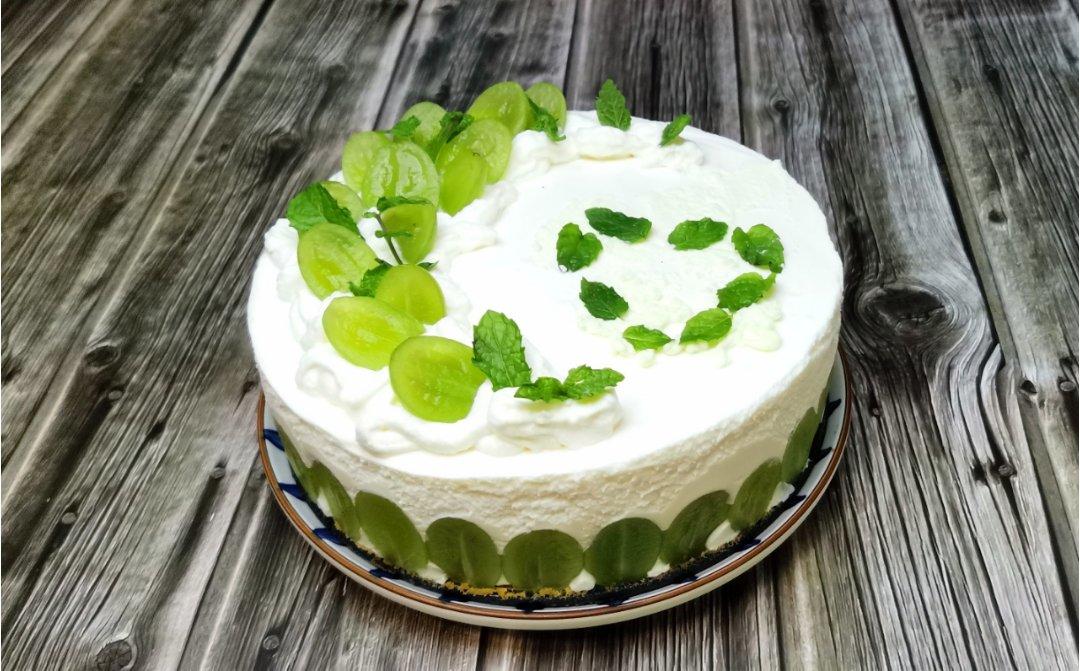 搬运【青提酸奶慕斯蛋糕】—cooking tree