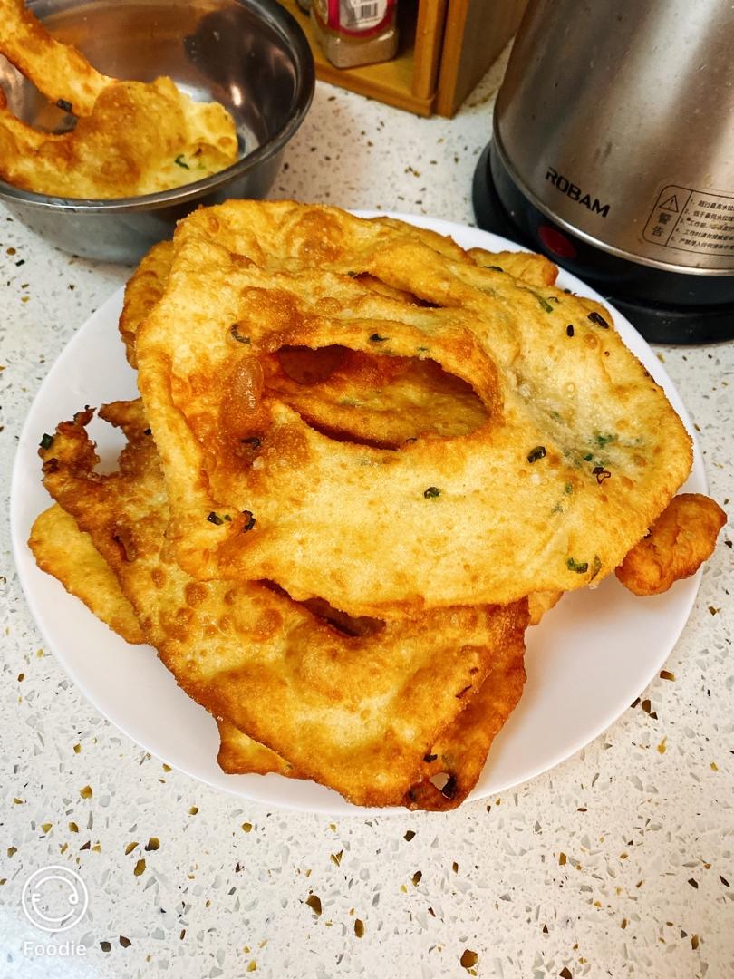 早上只用10分钟就做好的懒人版炸油饼（附送糖油饼和面方法）