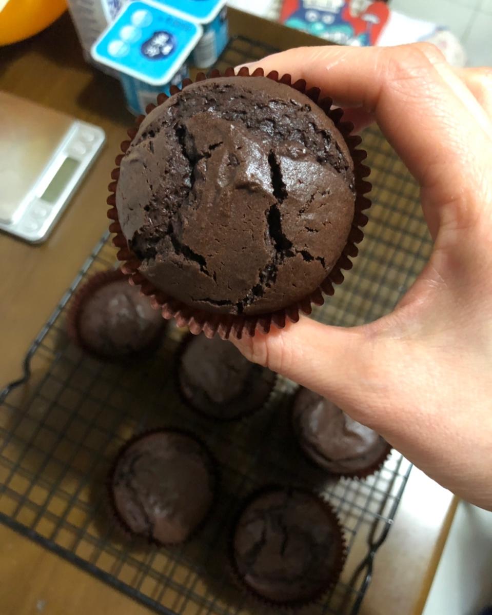 超简单的星巴克巧克力麦芬~~更新啦~无需打发