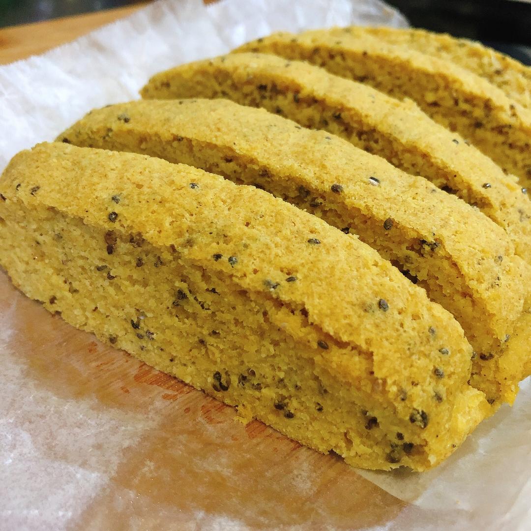 生酮#低碳#奇亚籽高纤咸面包的做法