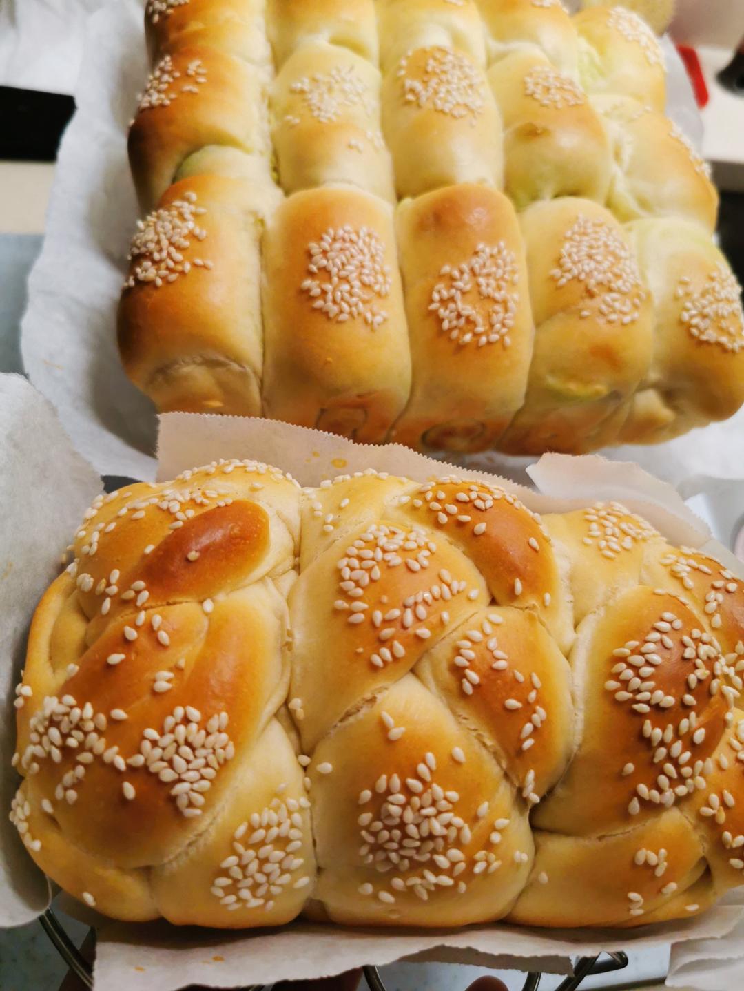 牛奶面包卷（直接法）