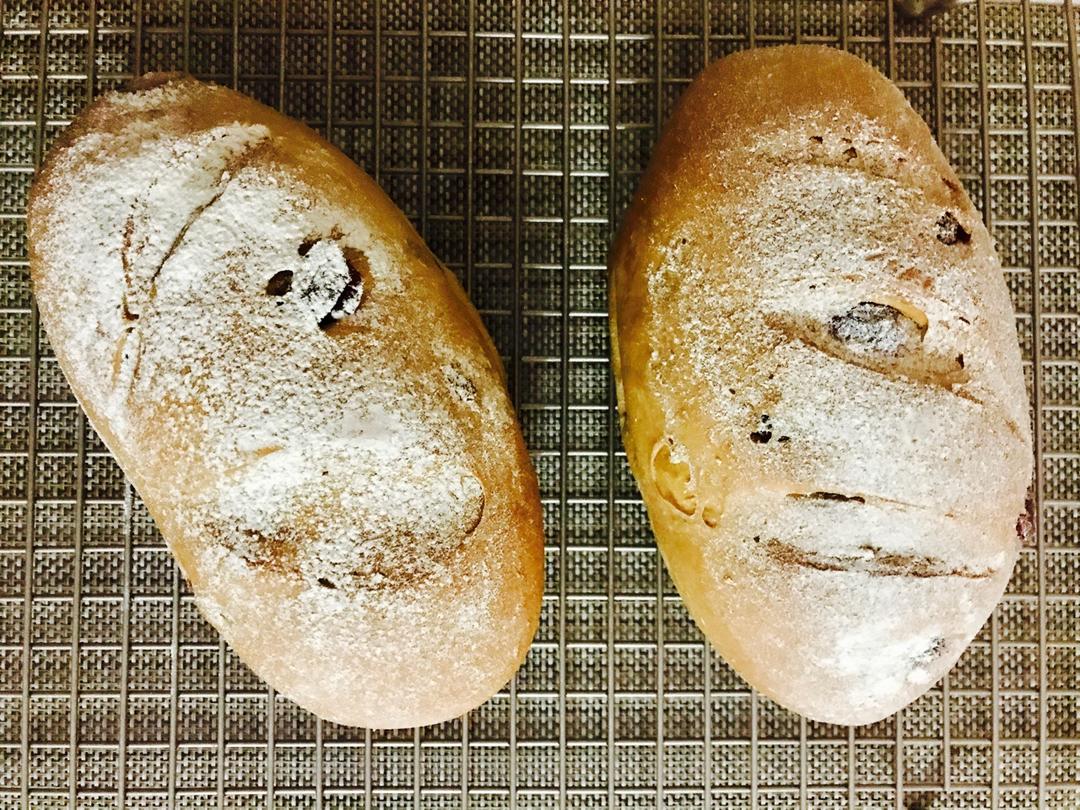 蔓越莓全麦黑糖面包