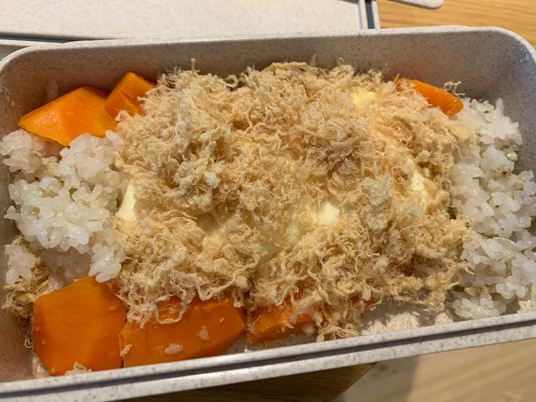 日式芝士肉松豆腐『微波炉2分钟』不用开火的美食