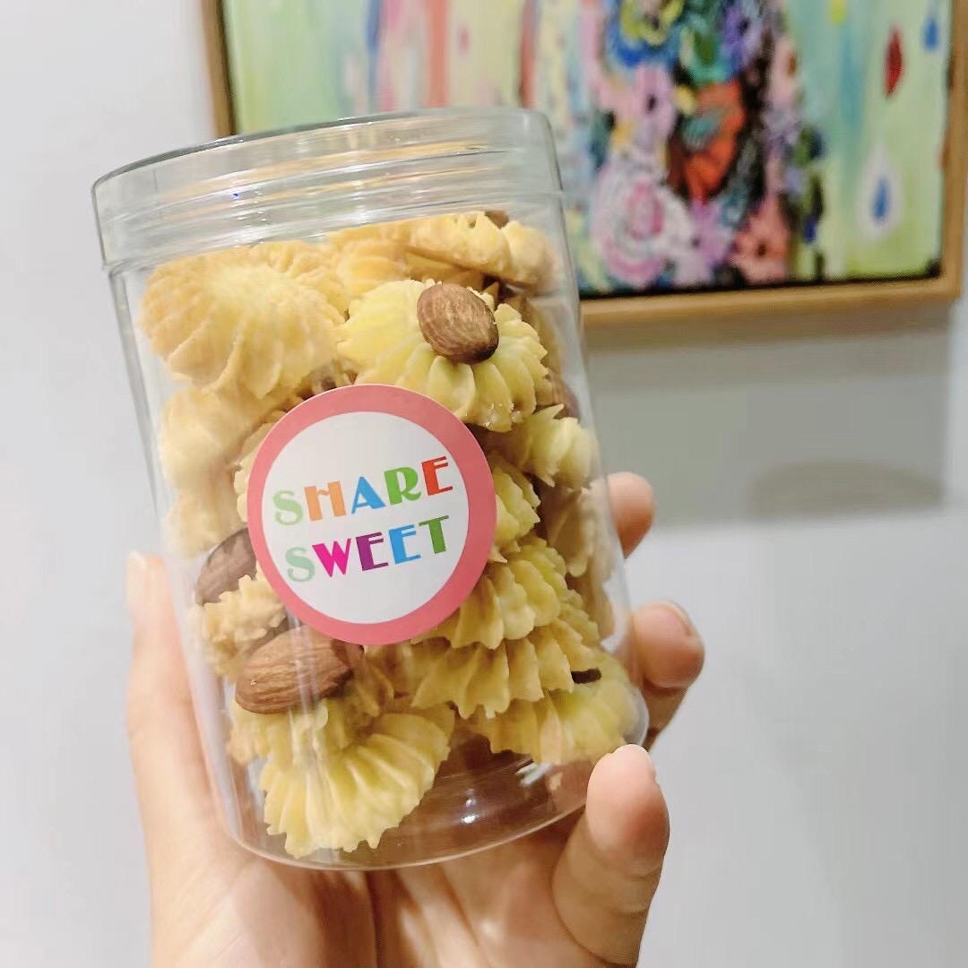 曲奇饼干，完美配方超好挤，酥到不敢碰，一个月还能酥掉渣