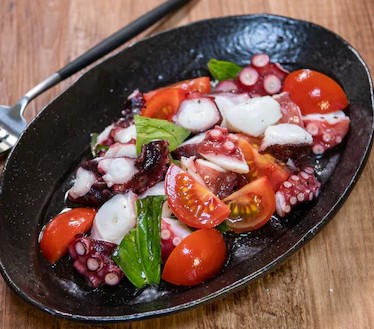 意式章鱼西红柿沙拉的做法