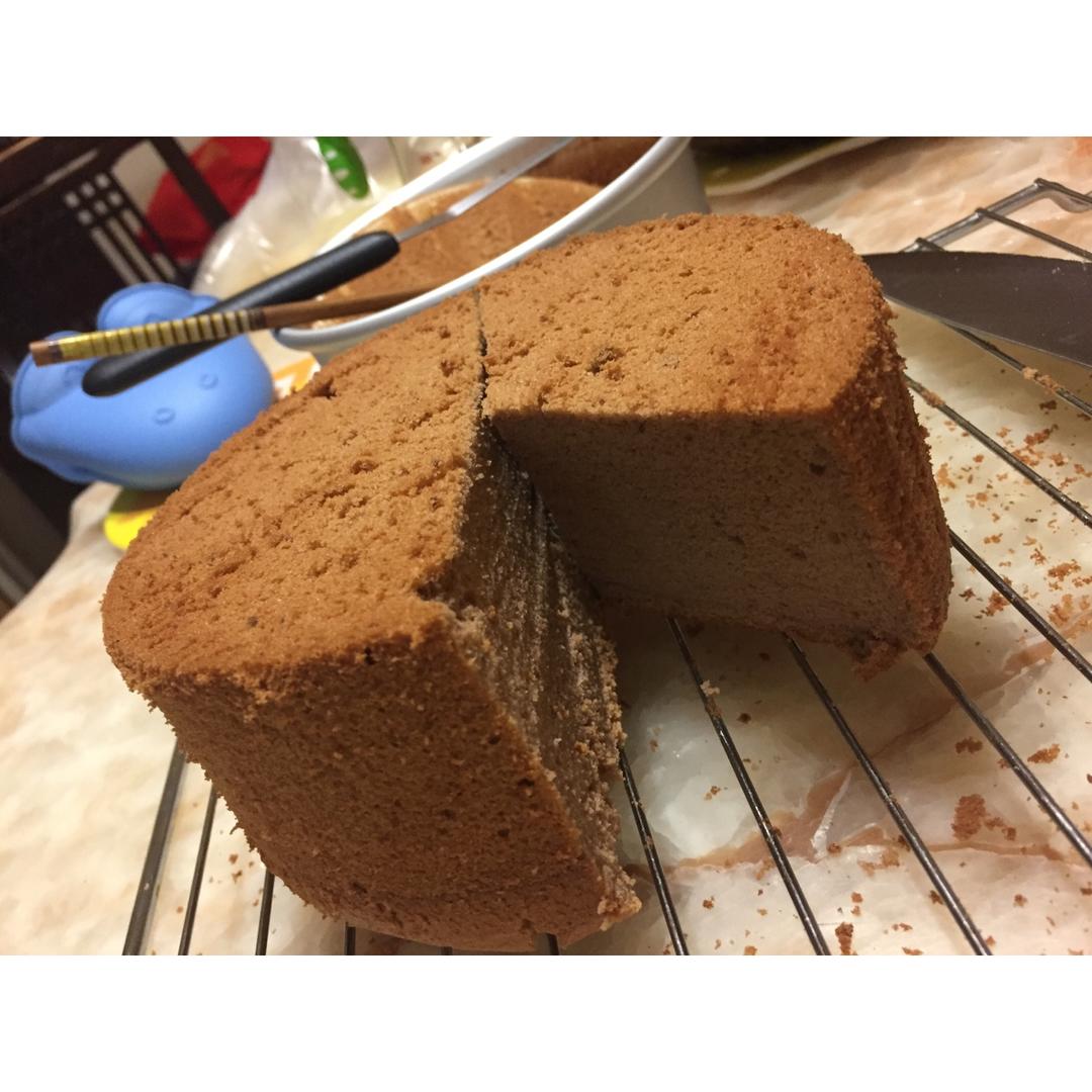 6寸原味戚风蛋糕