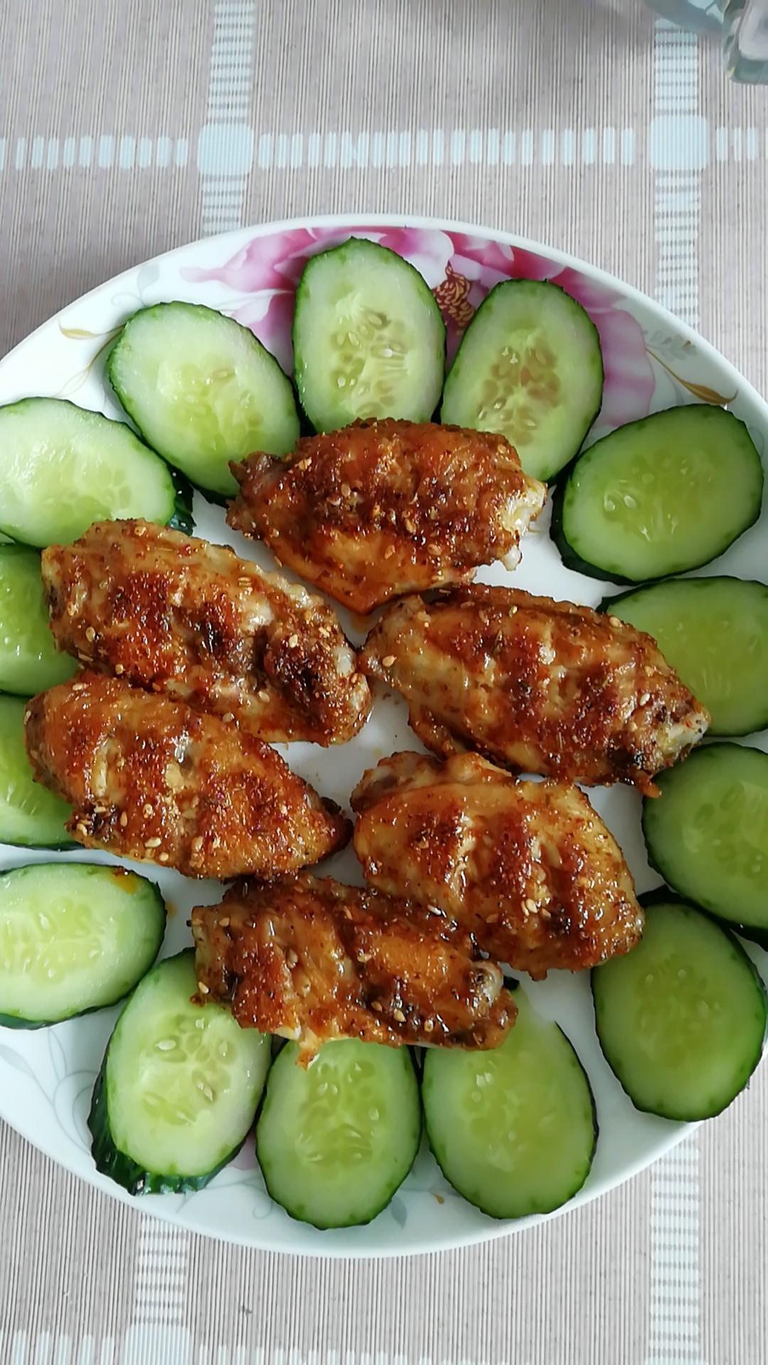 烧烤味翅中