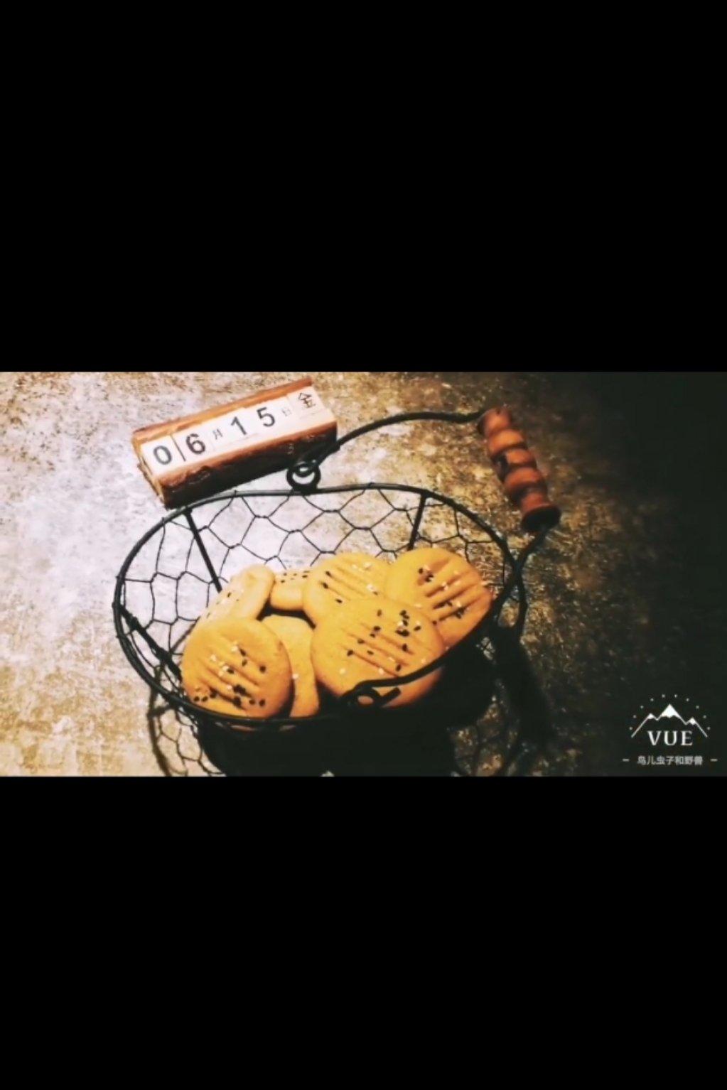 芝麻酱花纹饼干