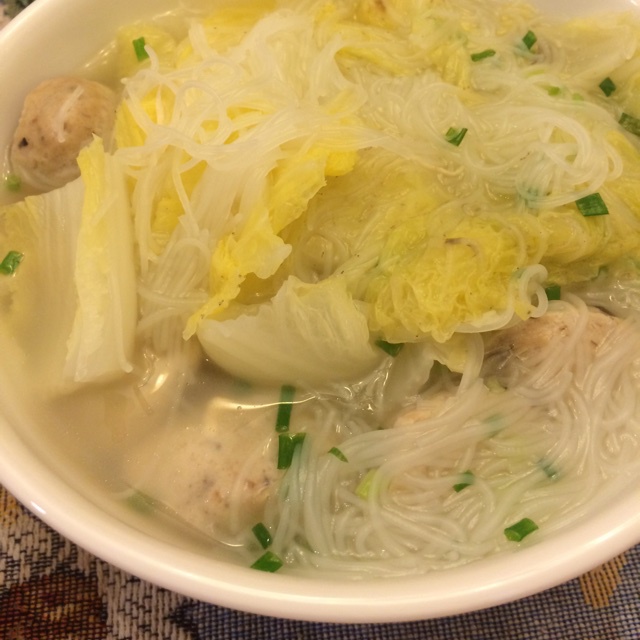 白菜粉丝汤