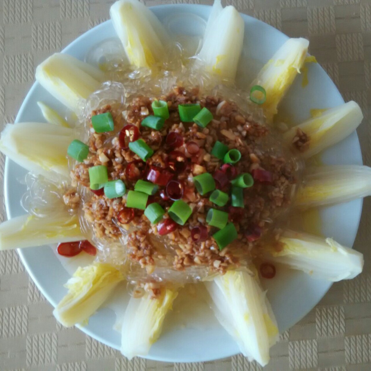 蒜蓉粉丝娃娃菜