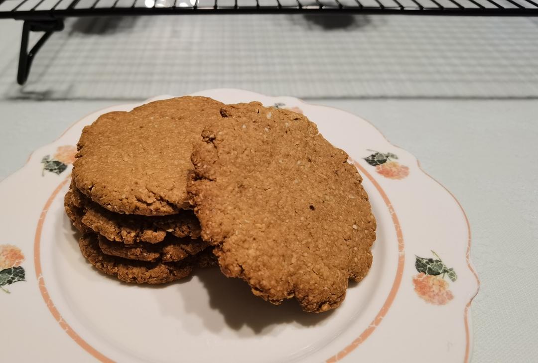 植物油版红糖燕麦饼干（超快手）