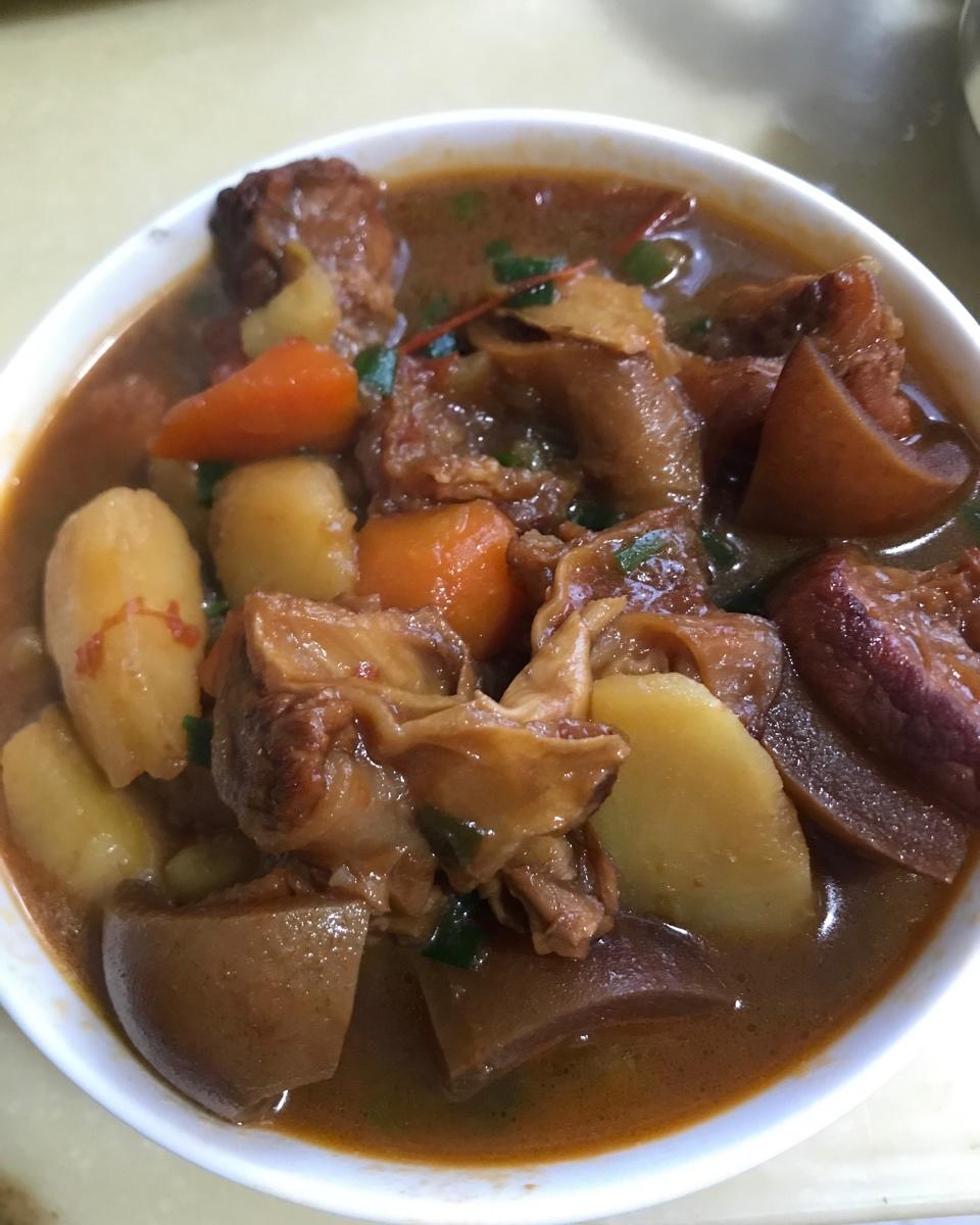 番茄土豆炖牛腩