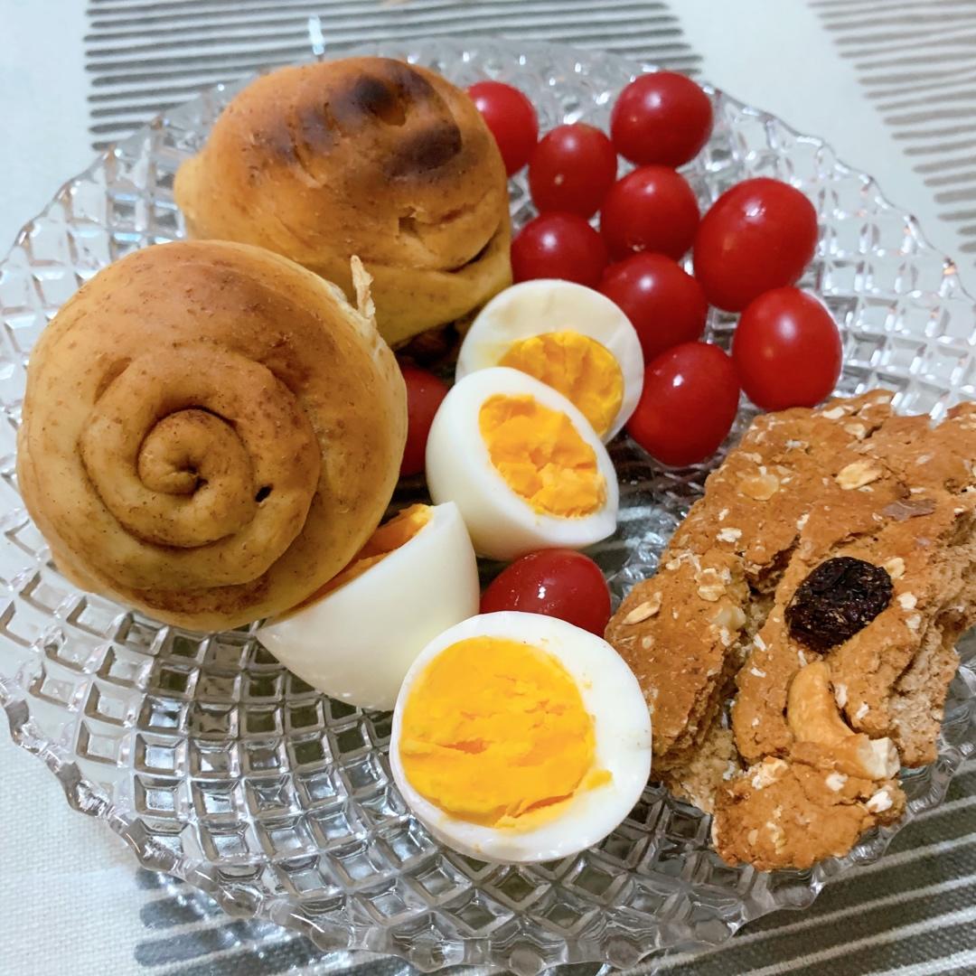 低油低糖版全麦肉桂卷