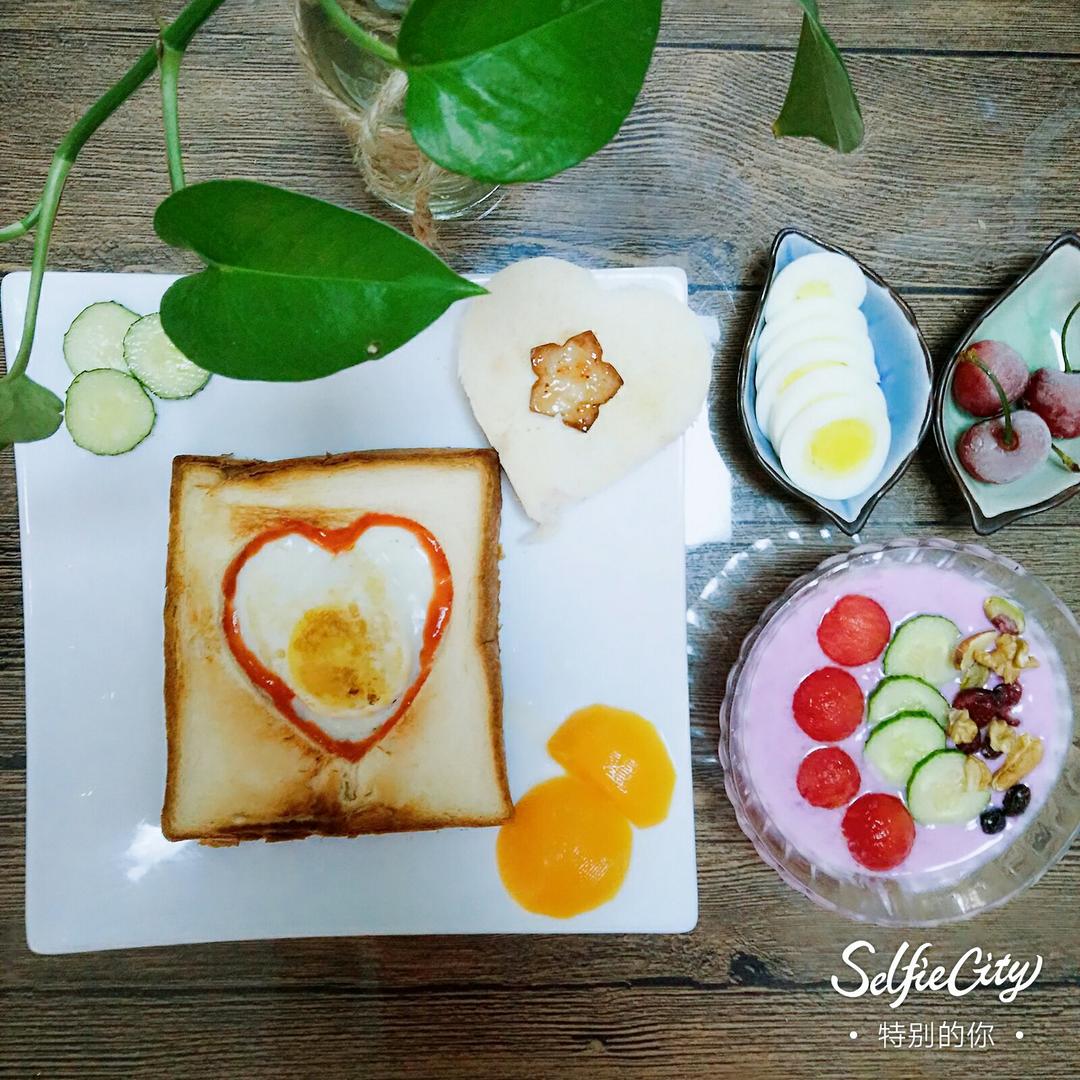 鸡蛋芝士烤吐司