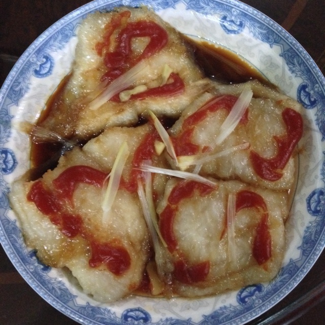 豆豉辣酱蒸鱼片