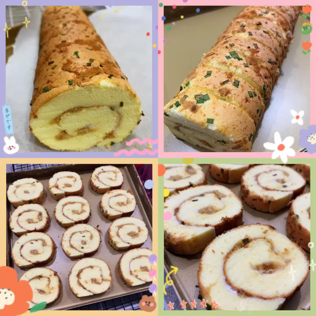 怎么卷都不裂的肉松蛋糕卷