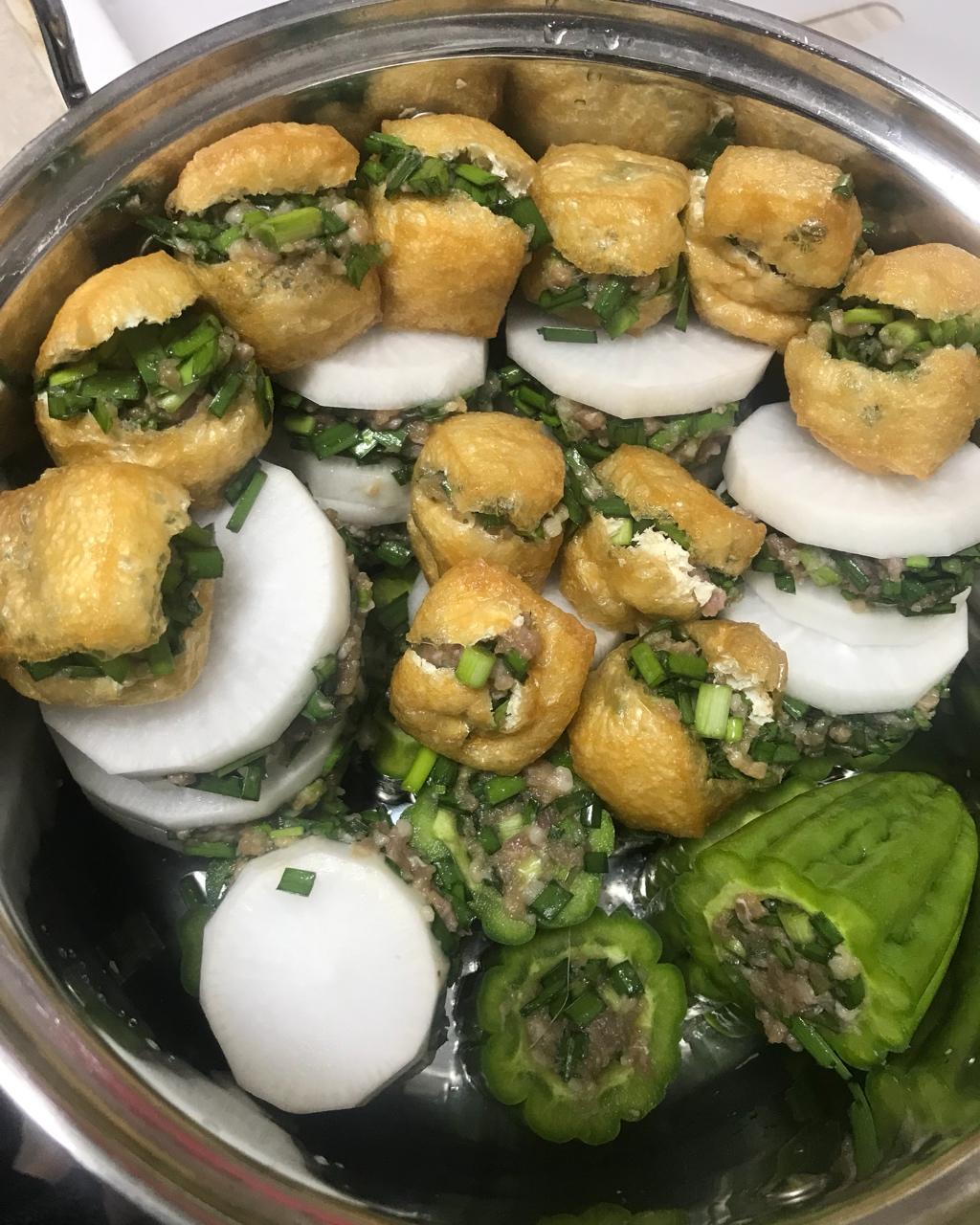 奕迅chan做的煎酿三宝