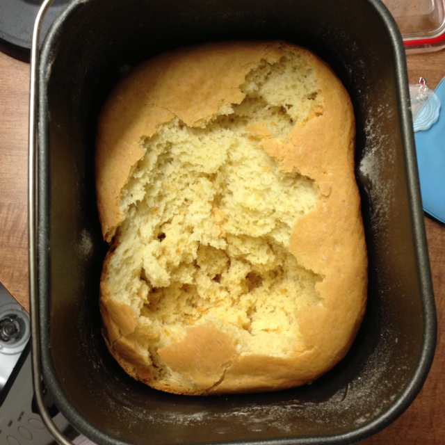 超级好吃的原味面包（面包机版）