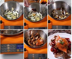自动烹饪锅简单做香辣蟹的做法 步骤3