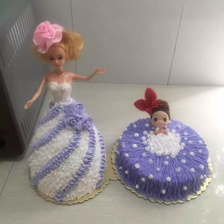 详细步骤制作泡泡浴娃娃蛋糕