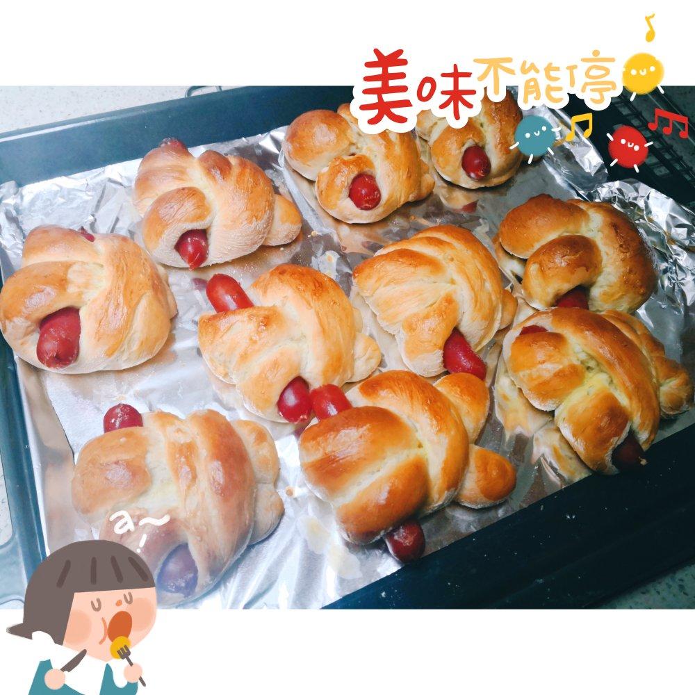 兔子热狗面包#东菱厨师机c08#