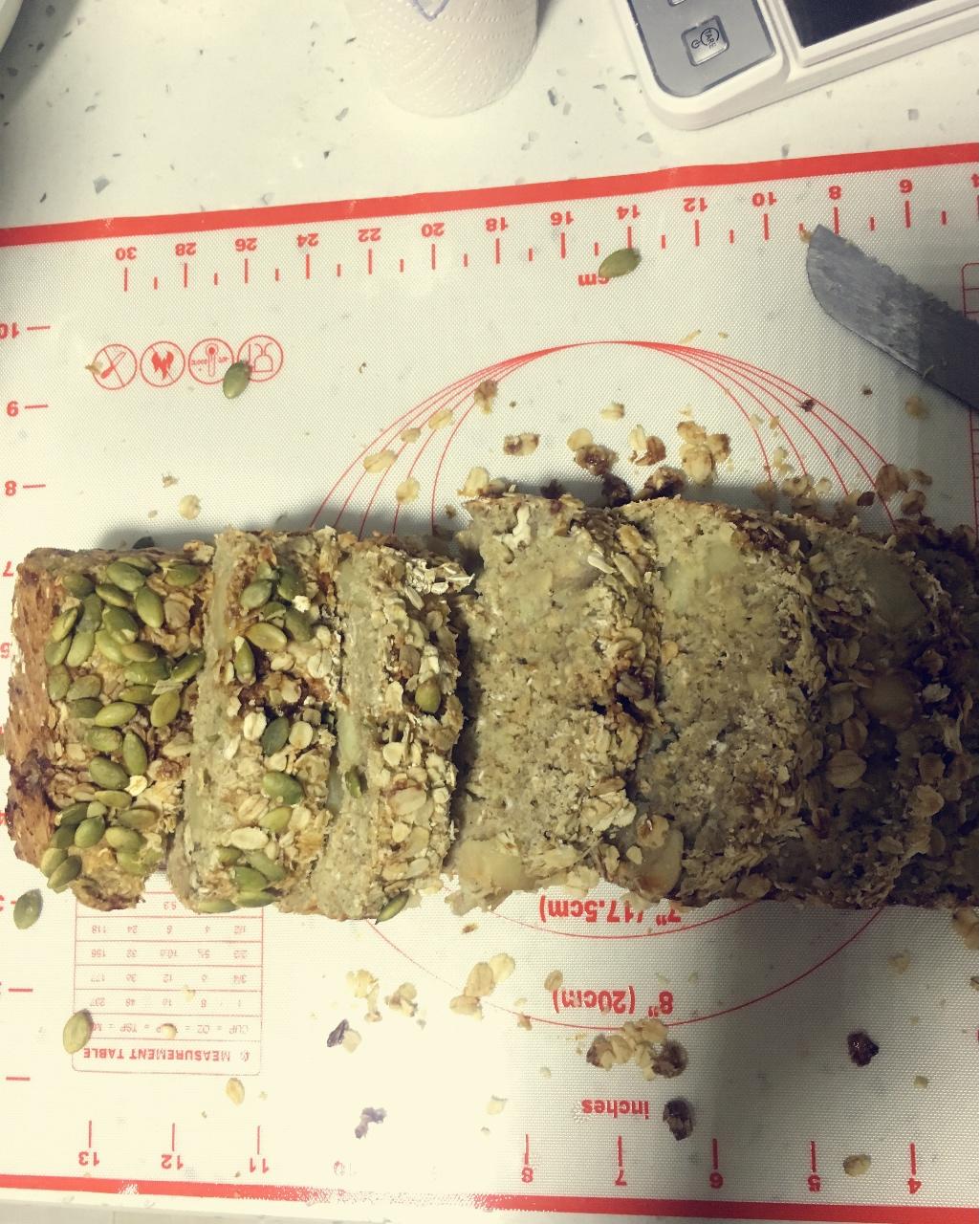 暖香燕麦苹果快手面包丨健康·烘焙