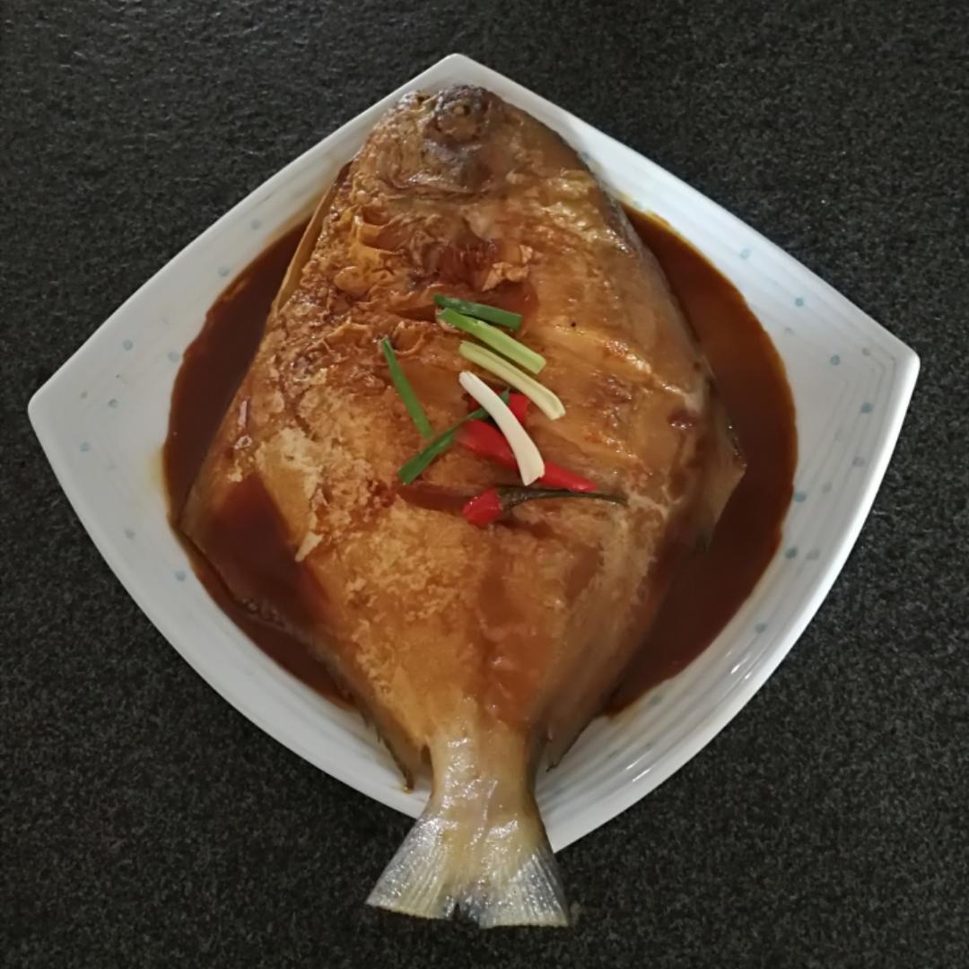 家常烧鲳鱼--六月鲜酱油版