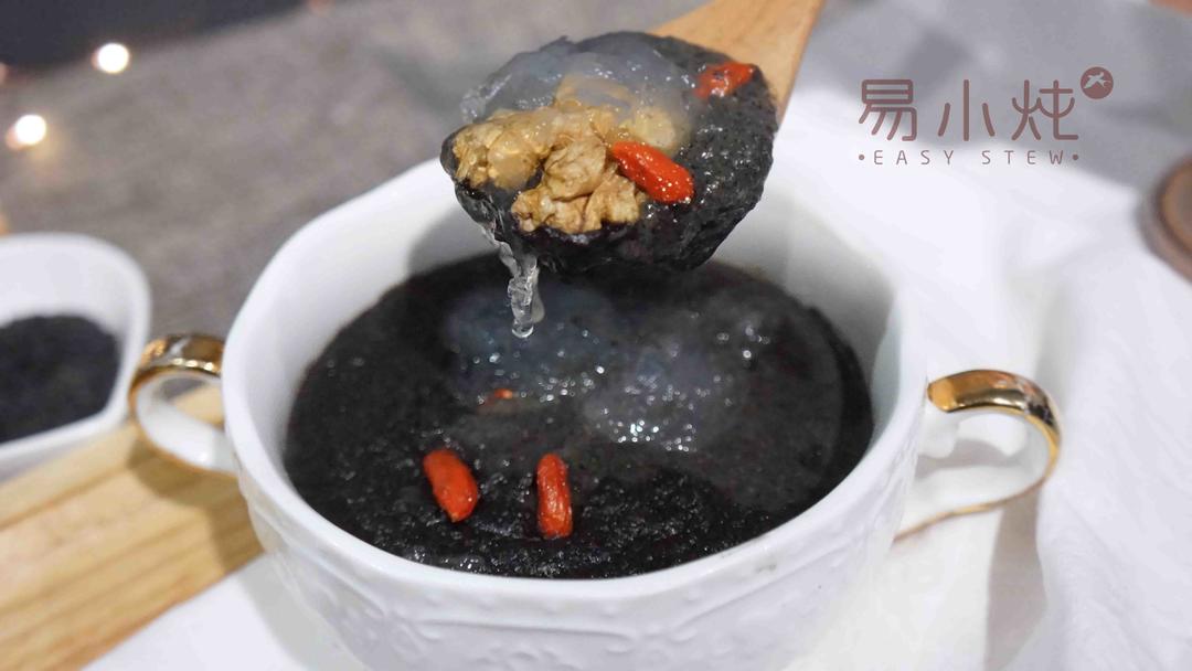 黑芝麻核桃燕窝糊—教你做一碗浓香无比的黑芝麻糊【易小炖燕窝厨房】