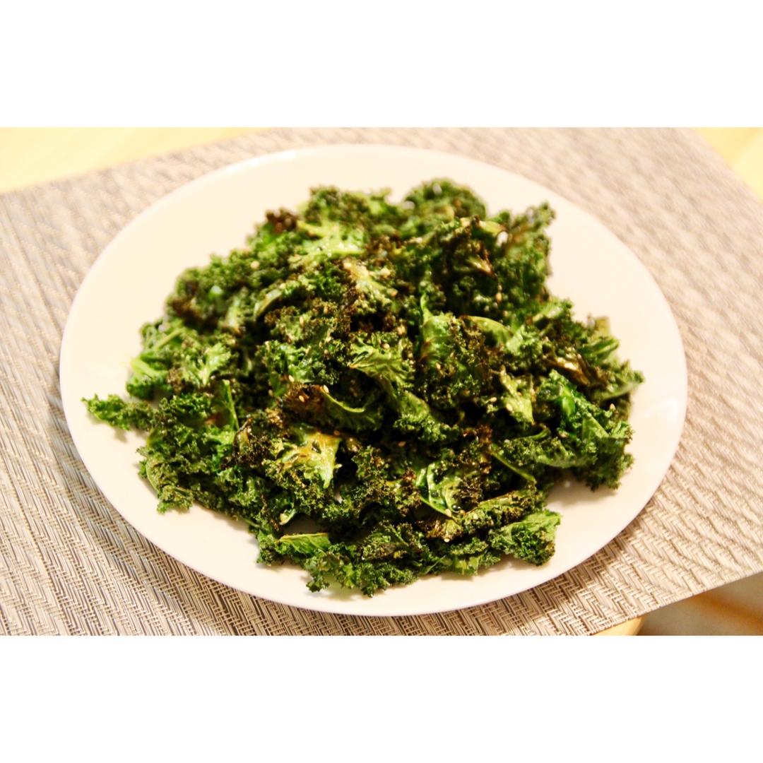 超级零食Kale chips羽衣甘蓝脆片