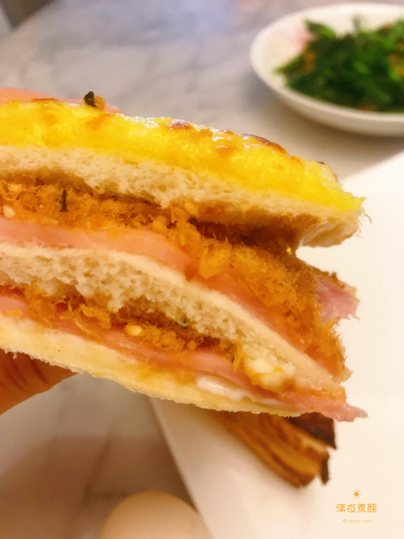 超级好吃的黄金三明治🥪