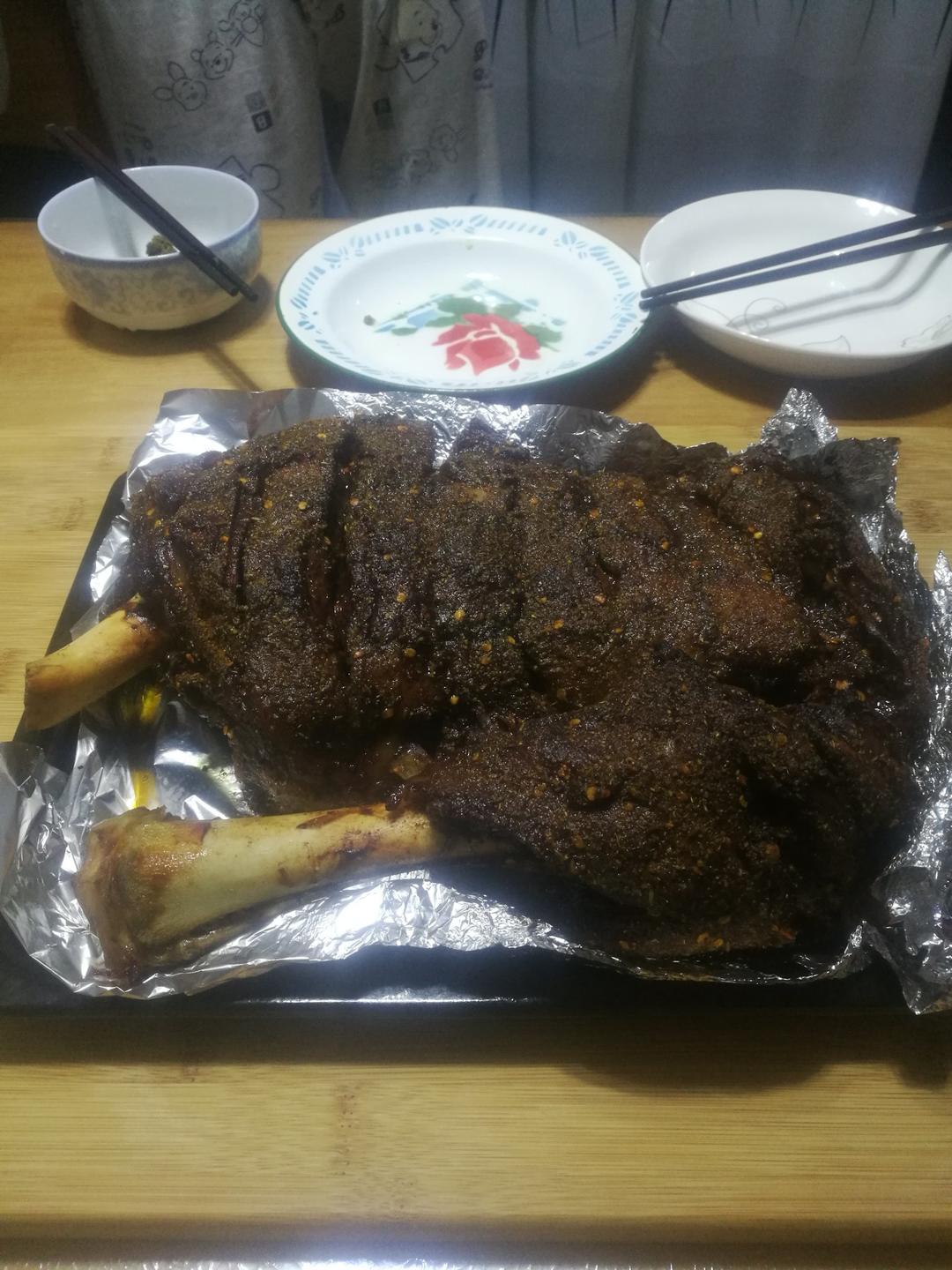 烤羊腿