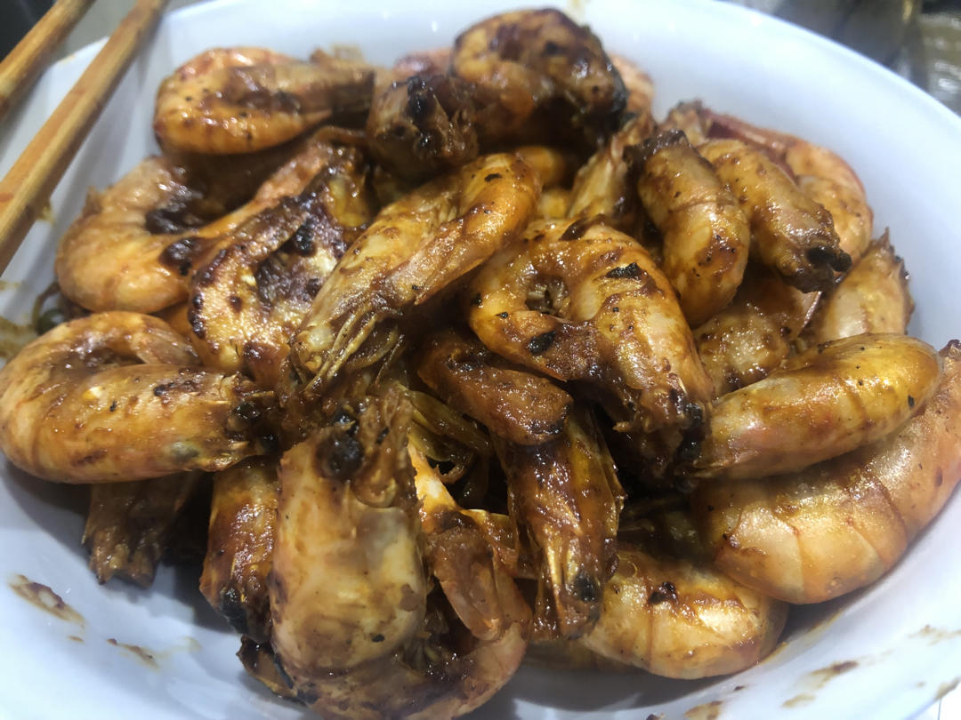 好吃到舔手指！超多膏的大头虾🦐【酸甜】😋附处理虾的步骤