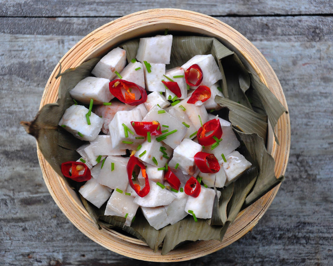 饭团团团团团子做的香蒸荔浦芋头